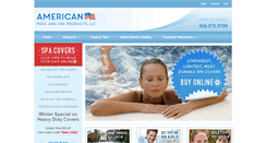 Desktop Screenshot of americanpoolandspa.com